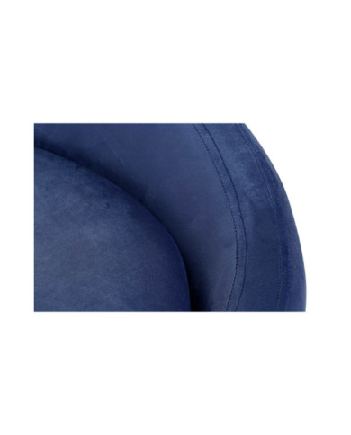 SOFA POLIESTER METAL 155X75X92 NUBE AZUL