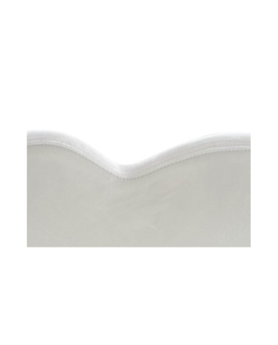 SOFA POLIESTER METAL 155X75X92 NUBE BLANCO