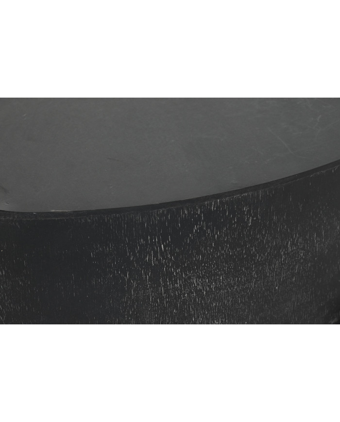 MESA CENTRO MANGO METAL 90X90X45 NEGRO