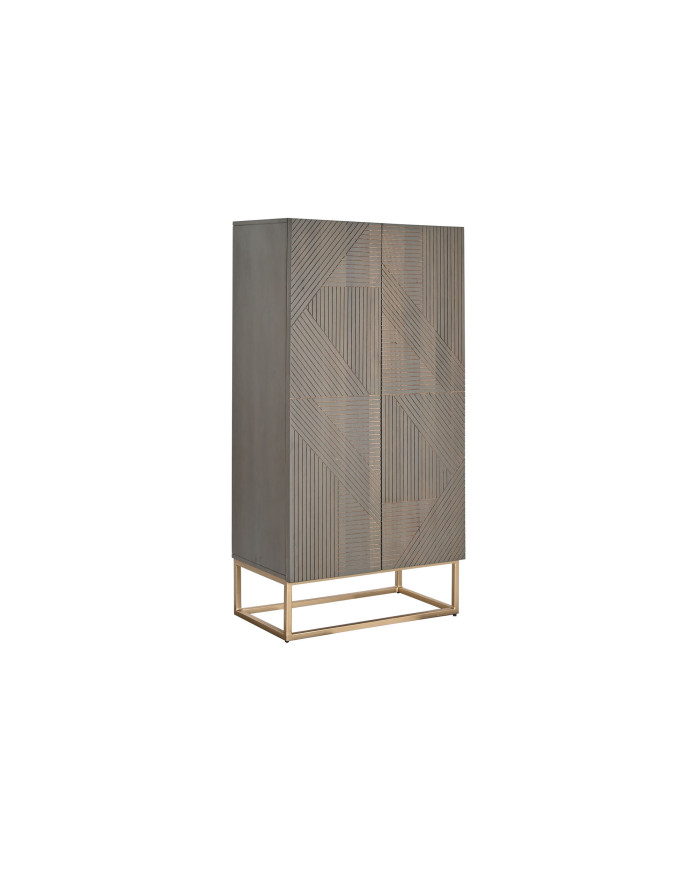 ARMARIO MADERA JAMUN 70X38X140 GRIS OSCURO