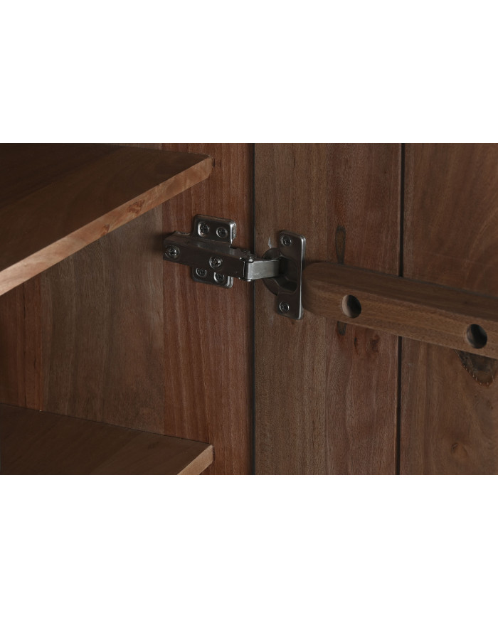 ARMARIO MADERA JAMUN 70X38X140 GRIS OSCURO
