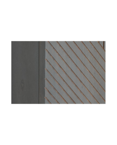 ARMARIO MADERA JAMUN 70X38X140 GRIS OSCURO