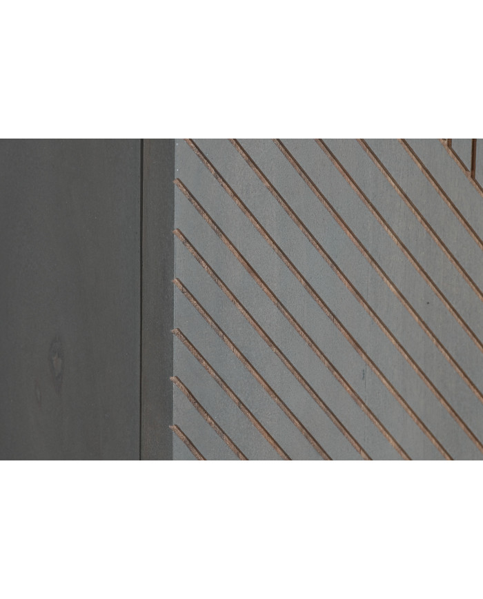 ARMARIO MADERA JAMUN 70X38X140 GRIS OSCURO