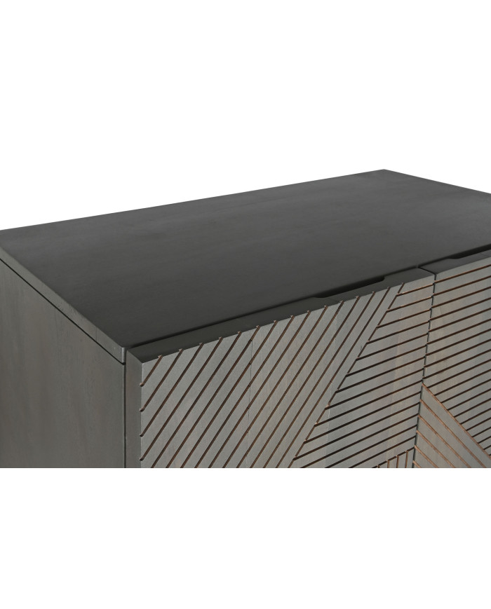 ARMARIO MADERA JAMUN 70X38X140 GRIS OSCURO