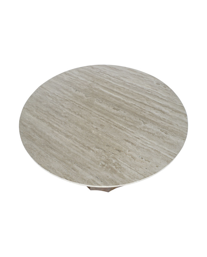 MESA COMEDOR MANGO MARMOL 120X120X78 BEIGE