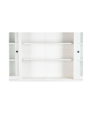 VITRINA MDF CRISTAL 218,4X40,6X203 BLANCO