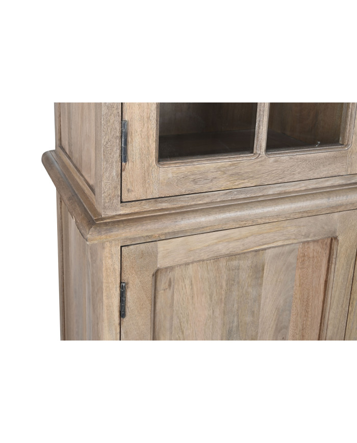 VITRINA MANGO CRISTAL 218,4X40,6X203 MARRON