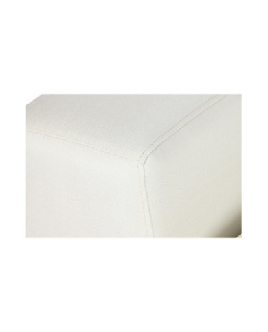 SOFA POLIESTER MADERA 386X218X88 CREMA