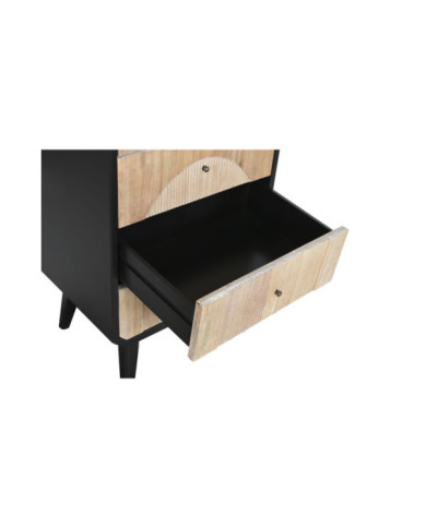 CHIFONIER MADERA 48,3X35X100 NEGRO