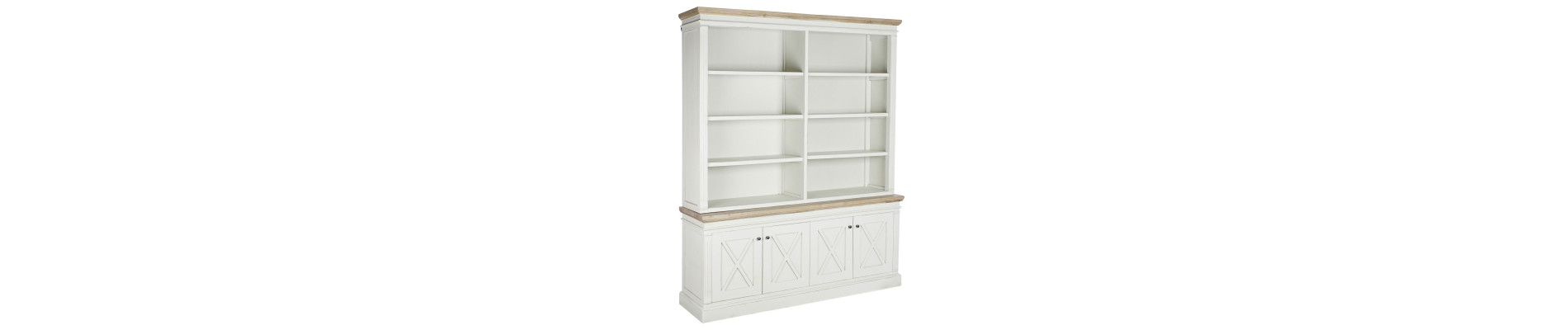 ESTANTERIA OLMO 180X45X220 BLANCO