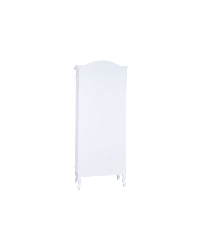 VITRINA MADERA CRISTAL 76X39X193 BLANCO