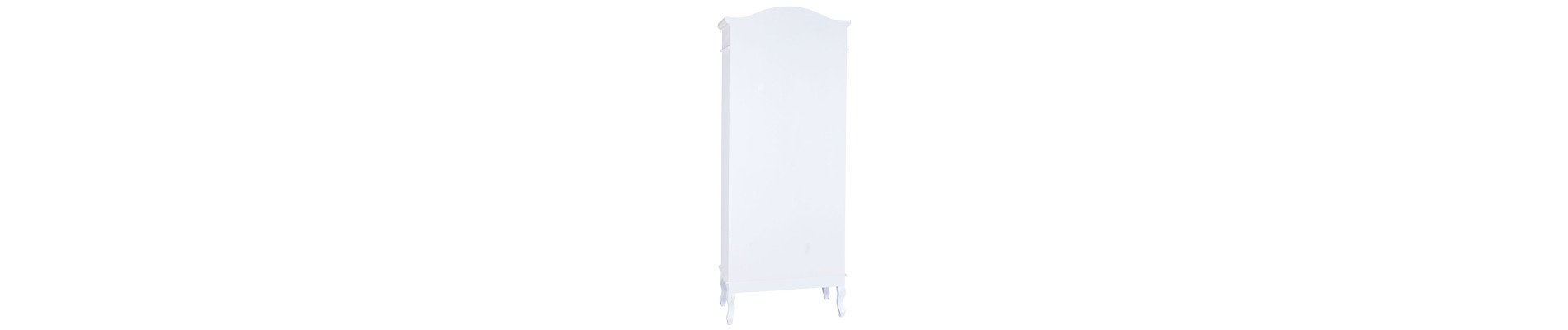 VITRINA MADERA CRISTAL 76X39X193 BLANCO