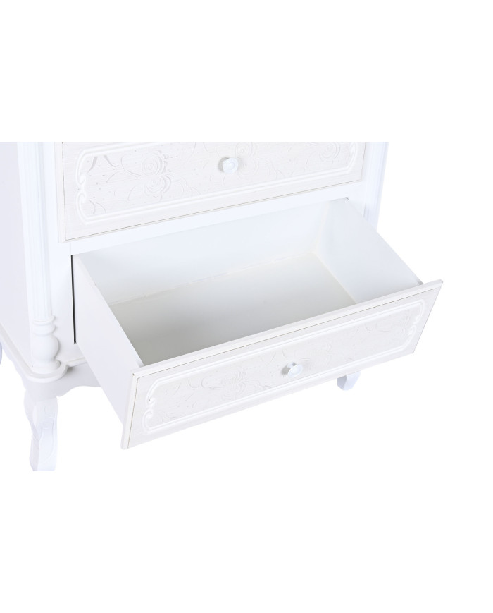 VITRINA MADERA CRISTAL 76X39X193 BLANCO