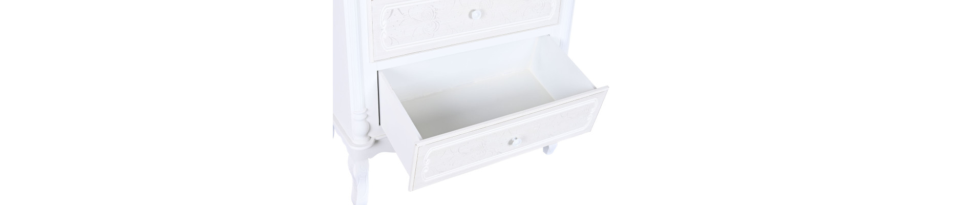VITRINA MADERA CRISTAL 76X39X193 BLANCO