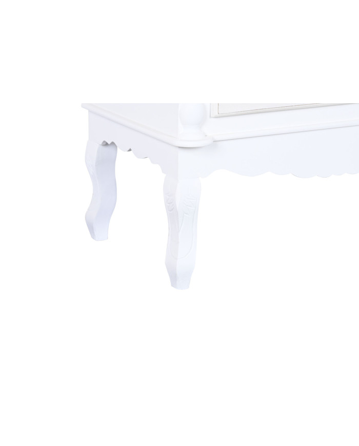 VITRINA MADERA CRISTAL 76X39X193 BLANCO