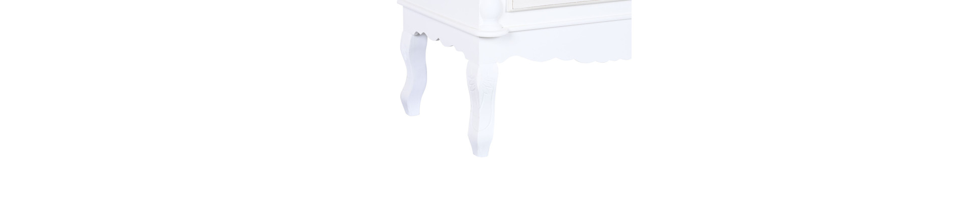 VITRINA MADERA CRISTAL 76X39X193 BLANCO