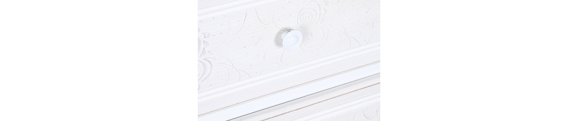 VITRINA MADERA CRISTAL 76X39X193 BLANCO