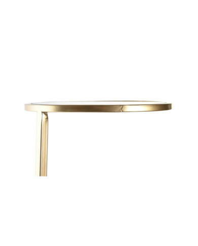 ESTANTE METAL CRISTAL 32,5X30X86 DORADO