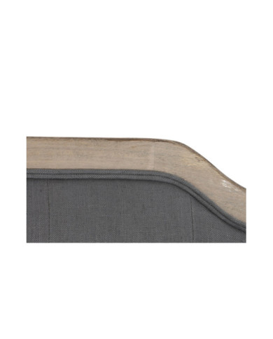 CABECERO CAMA ROBLE POLIESTER 180X10X120