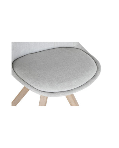 SILLA ROBLE POLIESTER 48X55X84 GRIS CLARO