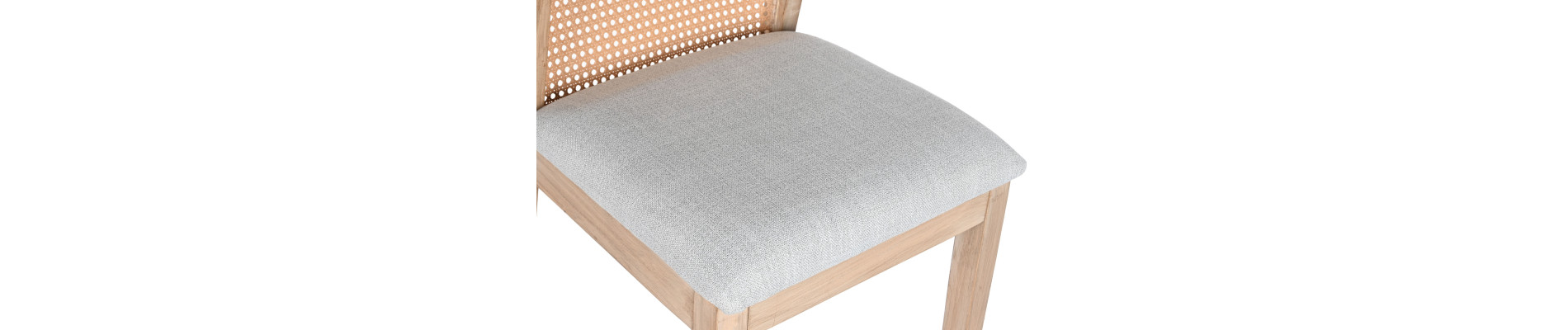 SILLA ABETO POLIESTER 46X61X86 GRIS CLARO