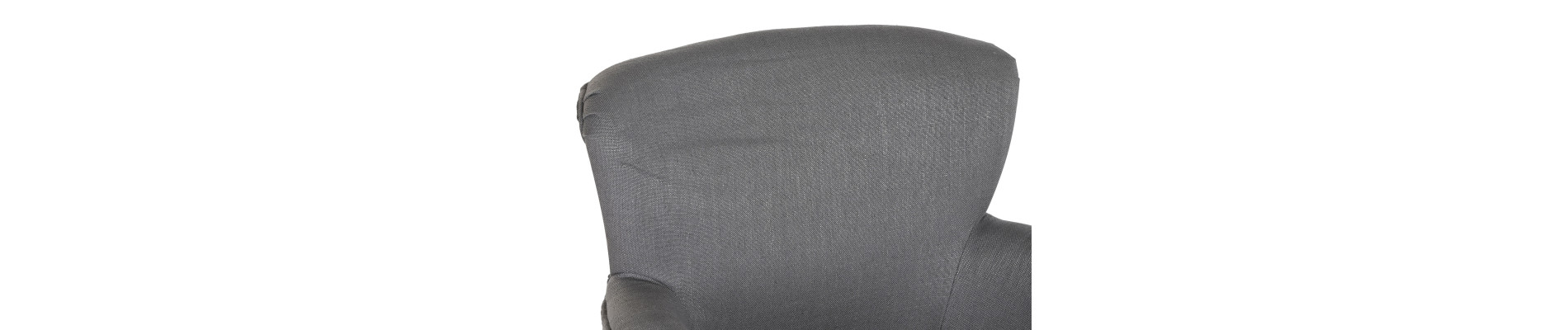 BUTACA ABETO POLIESTER 70X70X88 GRIS OSCURO