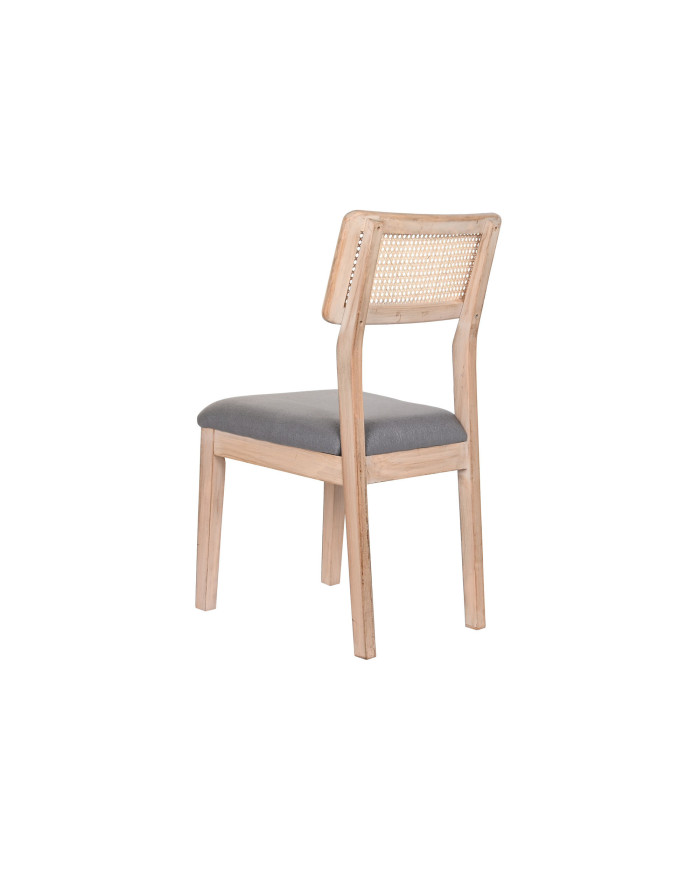 SILLA ABETO POLIESTER 46X53X90 GRIS OSCURO