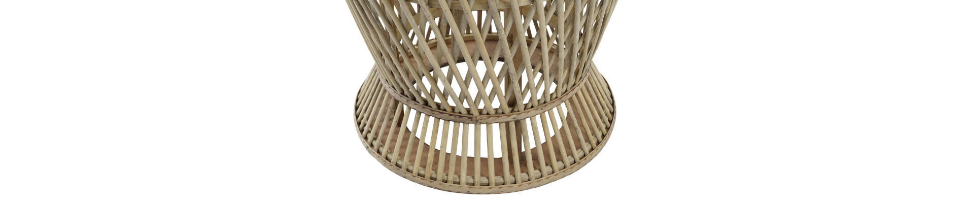 MESITA AUXILIAR BAMBU 60X60X52 NATURAL