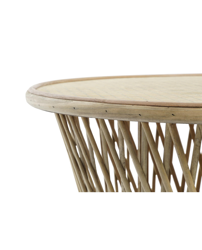 MESITA AUXILIAR BAMBU 60X60X52 NATURAL