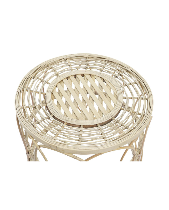 MESITA AUXILIAR SET 2 RATAN 50X50X41,5 NATURAL