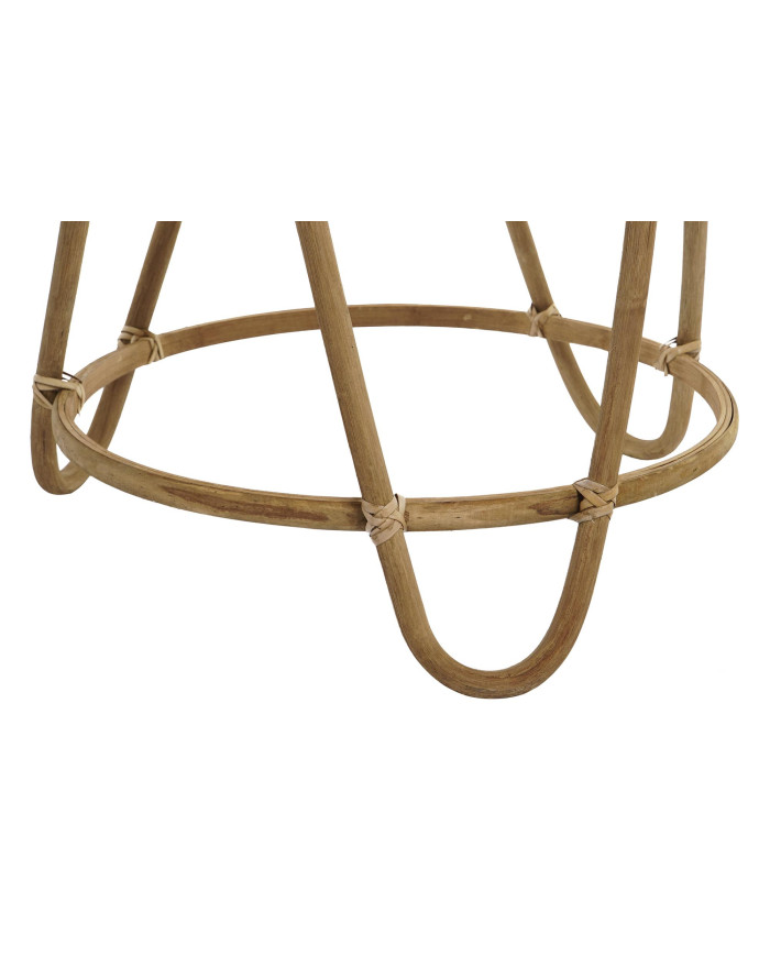 MESITA AUXILIAR SET 2 RATAN 80X80X45,5 NATURAL