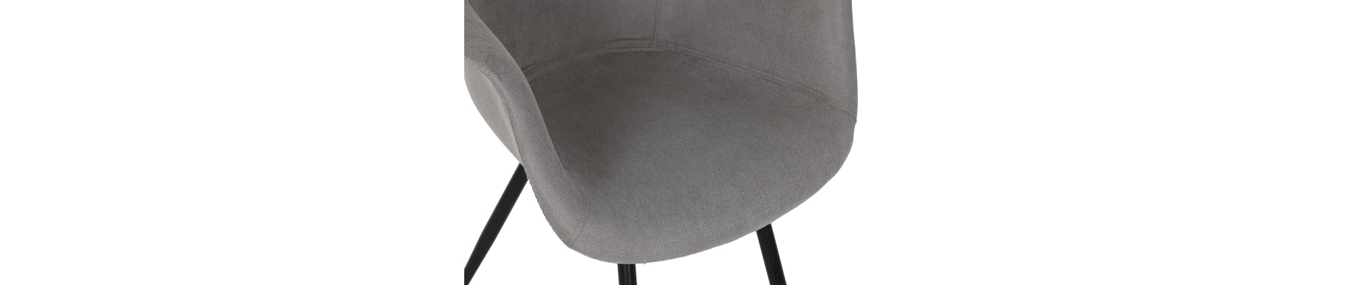 SILLA POLIESTER 64X63X80 GRIS