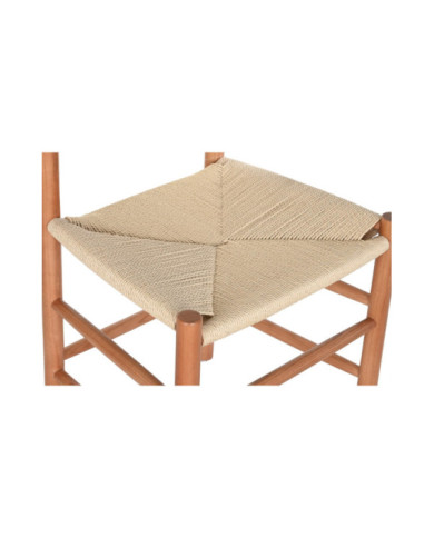 SILLA OLMO FIBRA 48X40X76 MARRON