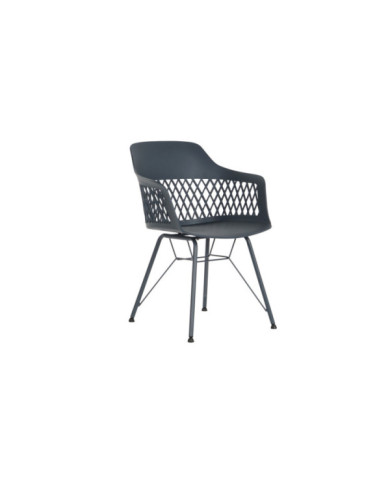 SILLA PP METAL 57X57X80,5 AZUL MARINO