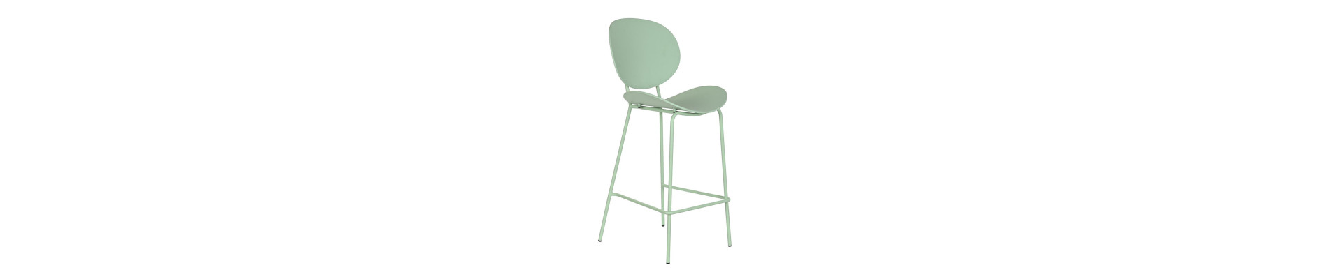 TABURETE PP METAL 50X51X104 VERDE