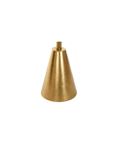 MESITA AUXILIAR METAL ESPEJO 40X40X72 DORADO