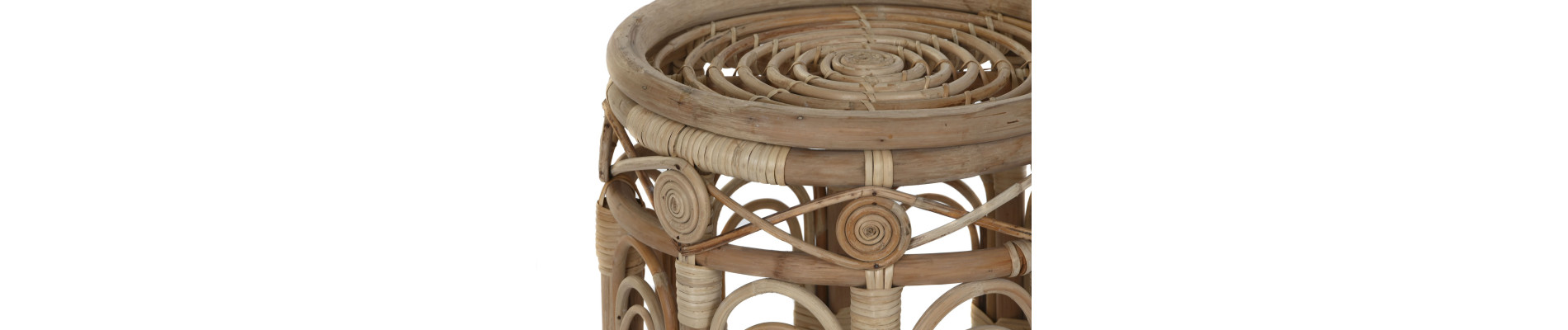 MESITA AUXILIAR RATAN 35X35X45 NATURAL