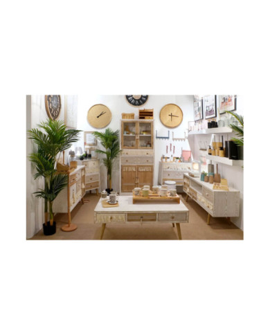 MESA CENTRO ABETO ALGODON 110X60X50 BLANCO