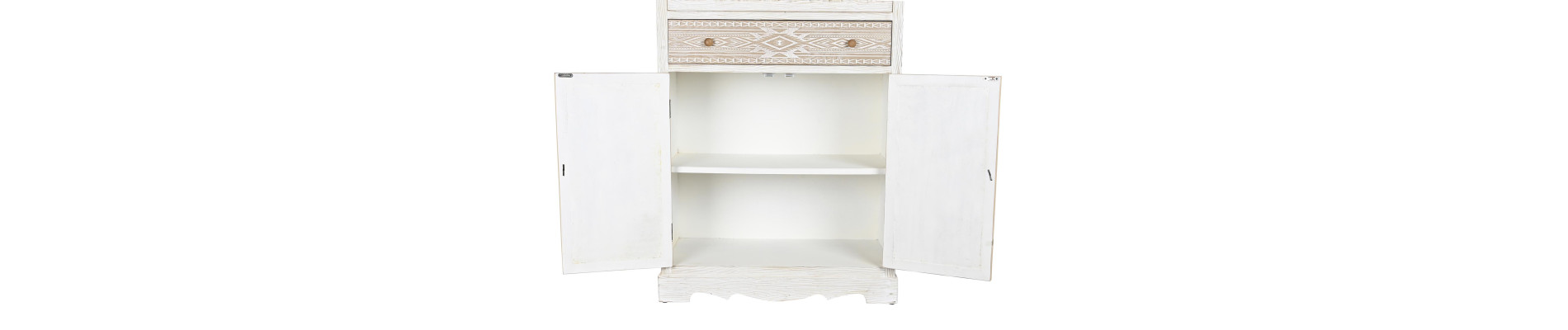 ARMARIO ABETO CRISTAL 80X42X180 NATURAL