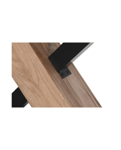 MESA COMEDOR ACACIA METAL 200X100X76 NATURAL