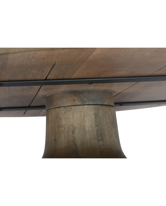 MESA CENTRO MANGO 90X90X40 MARRON