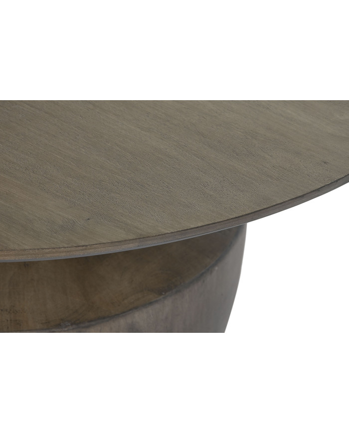 MESA CENTRO MANGO 90X90X40 MARRON