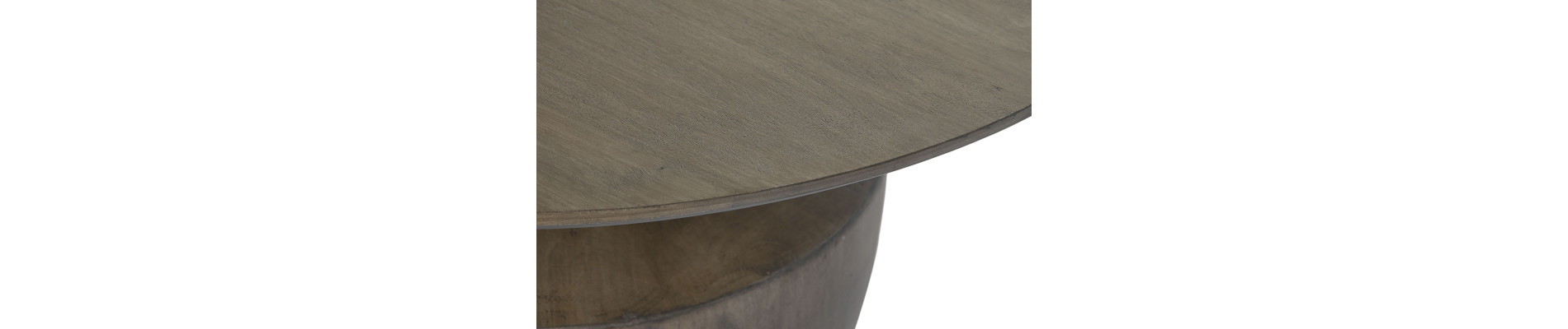 MESA CENTRO MANGO 90X90X40 MARRON