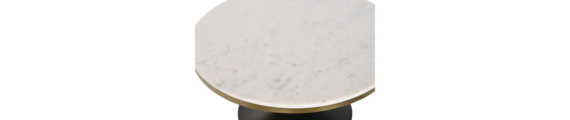 MESA CENTRO METAL MARMOL 76X76X39,5 BLANCO