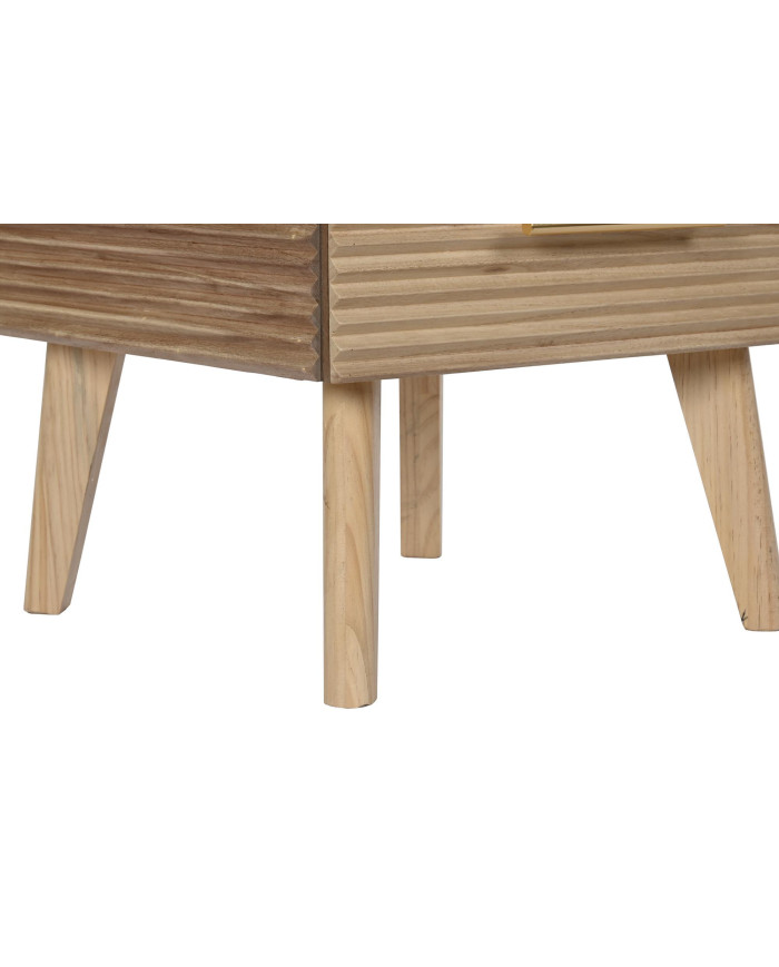 CHIFONIER PAULOWNIA MDF 42X40X100 MARRON CLARO