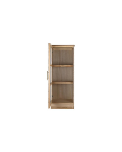 VITRINA PAULOWNIA MDF 46X38X160 MARRON CLARO