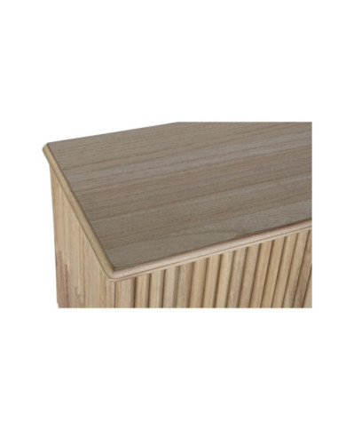 MUEBLE TV PAULOWNIA MDF 120X40X80 MARRON CLARO