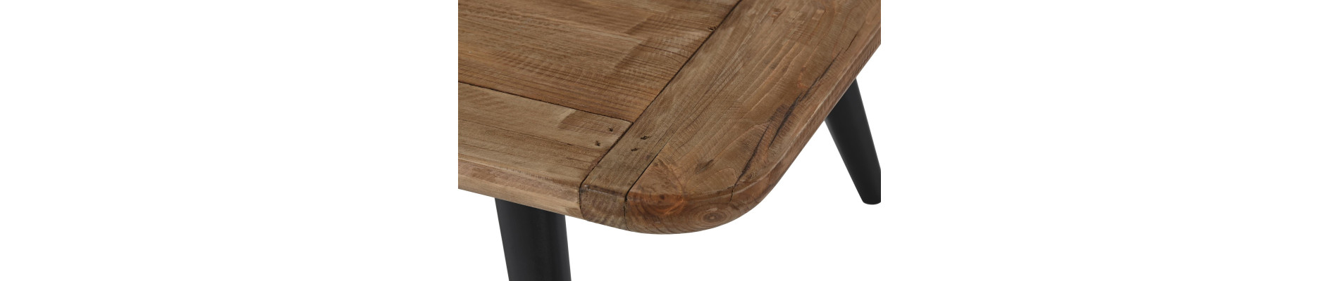 MESA CENTRO MADERA RECICLADA PINO 135X70X41