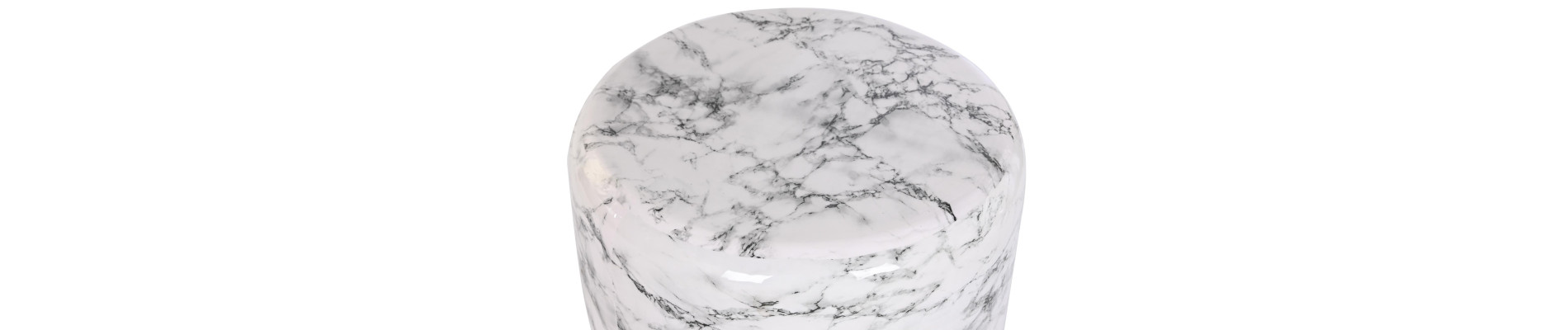 MESITA AUXILIAR HIERRO 50X50X45 SIMIL MARMOL