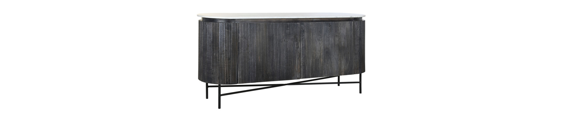 BUFFET MANGO CRISTAL 165X45,7X105,4 GRIS